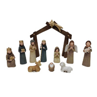 Kiddie Nativity Set w/Stable - 70mm