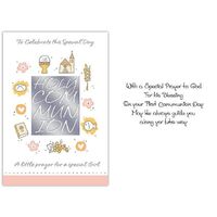 Card - Communion Prayer for Special Girl