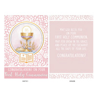 Card - Communion Congratulations Girl