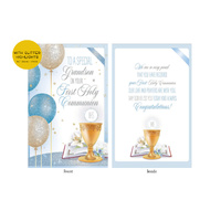 Card - Communion Grandson