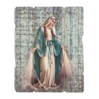 Plaque Vintage Saint - Miraculous-(190x235mm)