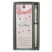 Bookmark and Pen Set - Happy Birthday