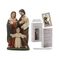 Statue 9cm Resin - Holy Family