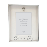 Silver Photo Frame w/Motiff - Special Day