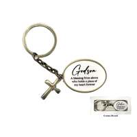 Keyring w/Cross- Godson