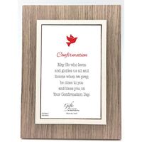 Confirmation Wood Frame - Brown