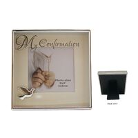 My Confirmation Frame 8x8cm (Silver Dove)
