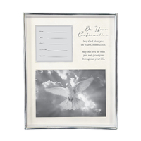 Silver Confirmation Photo Frame w/Record