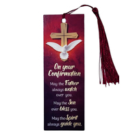 Bookmark Laminated w/Tassel - Confirmation
