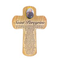 Palm Cross - St Peregrine