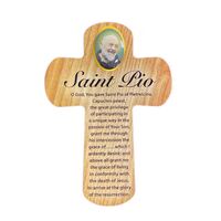 Palm Cross -  St Padre Pio