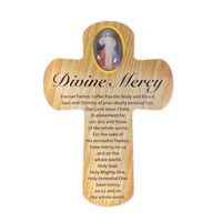 Palm Cross - Divine Mercy