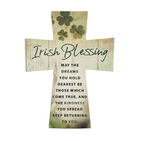 Ceramic Cross - Irish Blessing