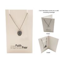 Heartfelt Jewellery Pendant with Envelope - Let Your Faith