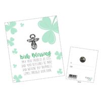 Lapel Pin Always With You Angels - Irish Blessing