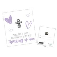 Lapel Pin Always With You Angels -Thinking of You