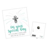 Lapel Pin Always With You Angels - Special Day