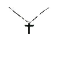 Stainless Steel Necklace with Cross