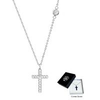 Gift of Faith Necklace with Diamonte Cross