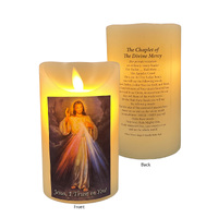 LED Wax Scented Candle - Divine Mercy