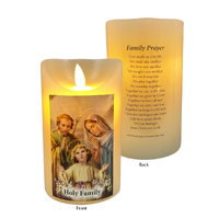 LED Wax Scented Candle - Holy Family