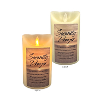 LED Wax Scented Candle - Serenity Prayer