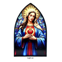 Divine Series LED Plaque - Sacred Heart Mary