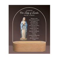 Divine Collection LED Plaque - Our Lady Lourdes