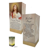 Cathedral LED Light Lamp - Sacred Heart Jesus