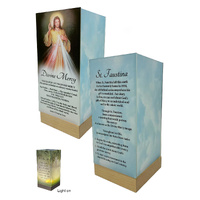 Cathedral LED Light Lamp - Divine Mercy
