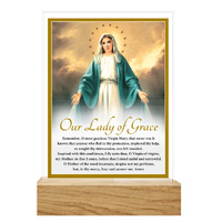 Precious Glass Plaque w/Stand - Miraculous