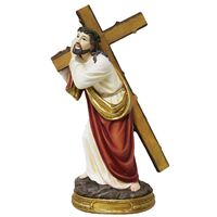 Statue 30cm Resin - Jesus Carrying Cross