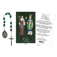 Rosary Chaplet St Patrick and St Brigid - 5mm Beads