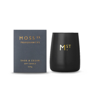 Moss St Soy Candle - Sage & Cedar