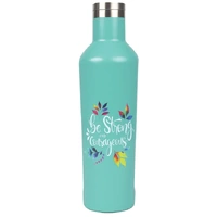 Water Bottle, Stainless Steel Be Strong and Courageous