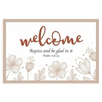 Floor Mat, Pvc Coil: Rejoice And Be Glad In It