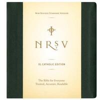 NRSV Bible Catholic XL Large Print Green Flexi Cover