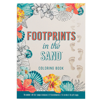 Coloring Book - Footprints in the Sand