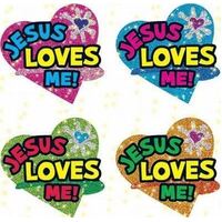 Stickers - Jesus Loves Me (Packet of 120)
