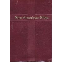 New American Bible Burgundy Leather Gold Edges