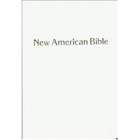 New American Bible White Leather