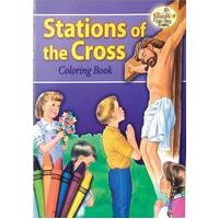 Stations Of The Cross Colouring Book