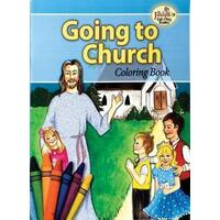 Going To Church Colouring Book