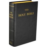 Douay Rheims Bible Black Leather Hardcover