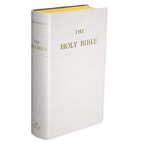 Douay Rheims Bible Pocket Size White Leather