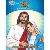 Story of Mary The Mother of God - A Colouring Storybook