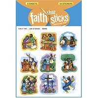 Life of Christ (6 Sheets, 54 Stickers) (Stickers Faith That Sticks Series)