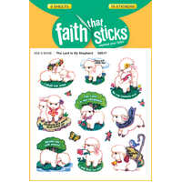 The Lord is My Shepherd (6 Sheets, 78 Stickers) (Stickers Faith That Sticks Series)