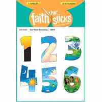God Made Everything (6 Sheets, 36 Stickers) (Stickers Faith That Sticks Series)