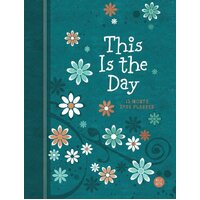 2024 12-Month Diary/Planner: This is the Day, Ziparound, Teal